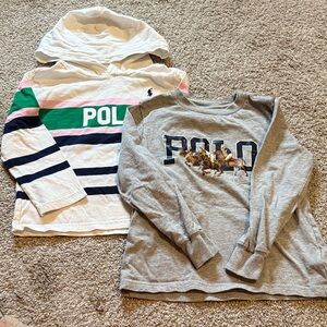 Polo by Ralph Lauren Kids Striped Hoodie and Graphic Horse Tee